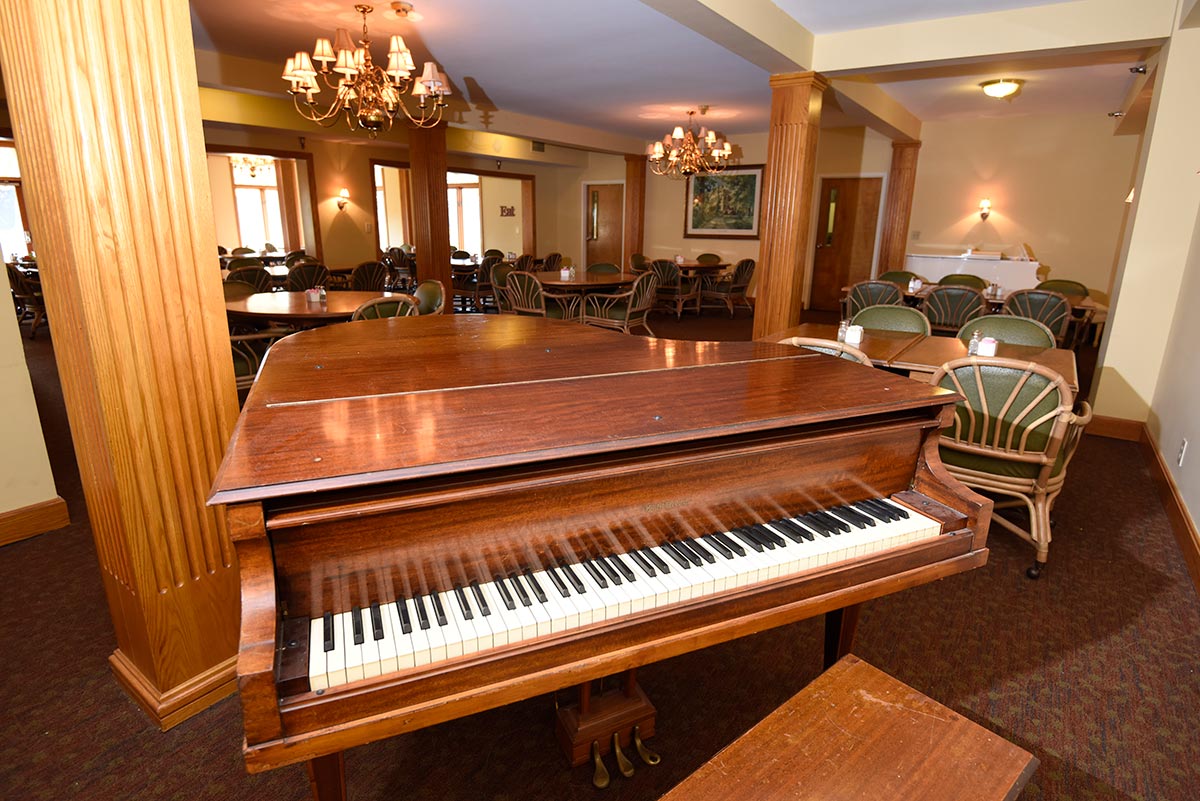 Piano in Gathering Room at Twinbrook